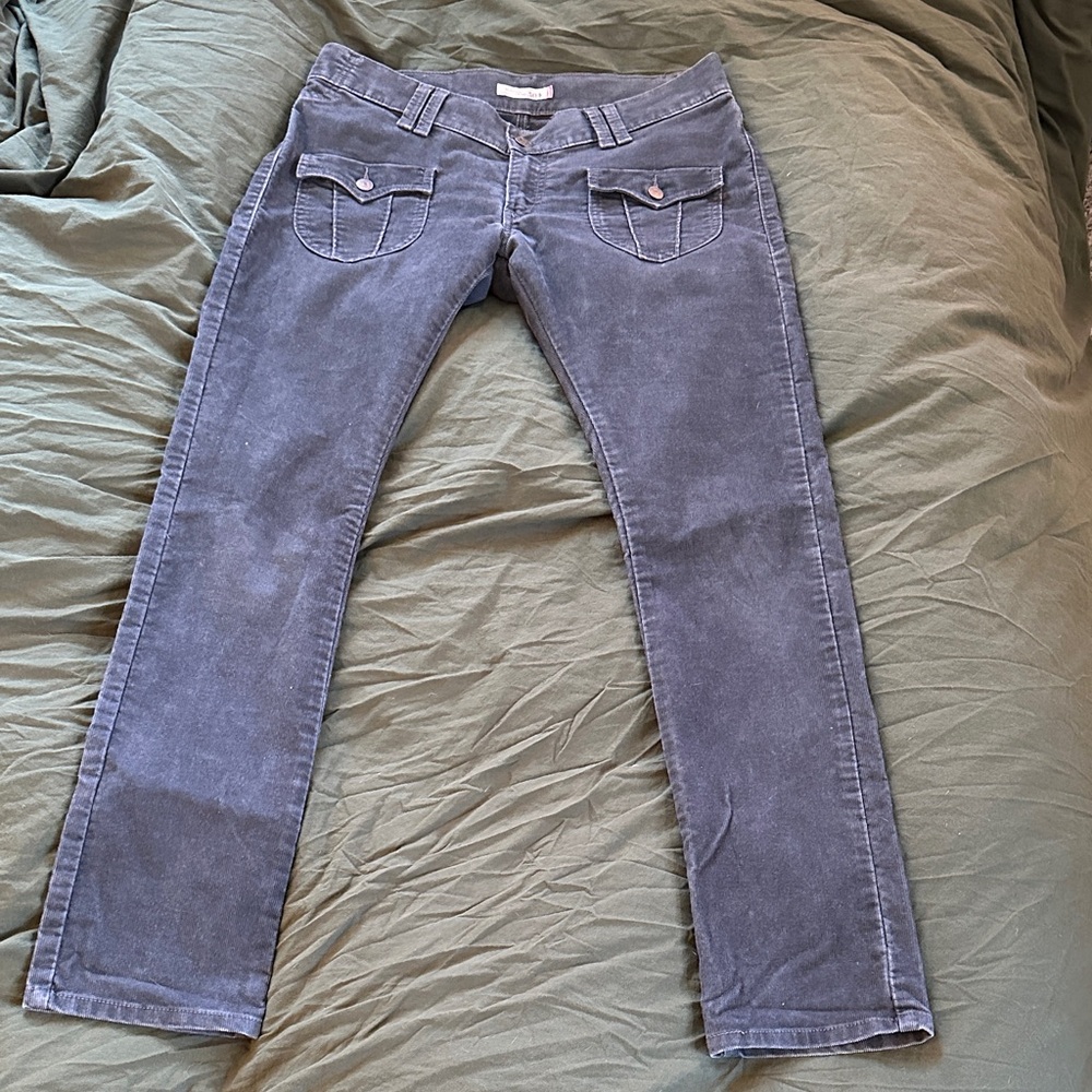 Levi’s Gray Corduroy 504 Slouch Skinny
